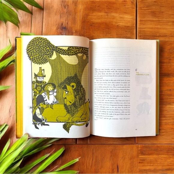 VINTAGE The Wizard of Oz Hardcover Book – Educator Classic Library, Illustrated - Picture 8 of 9